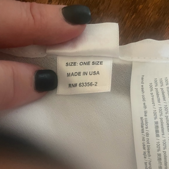 Capezio White Wrap Skirt - Picture 4 of 4